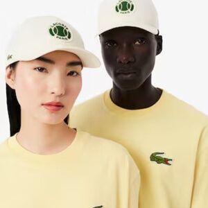 Lacoste NWT Unisex Adjustable Twill Cap